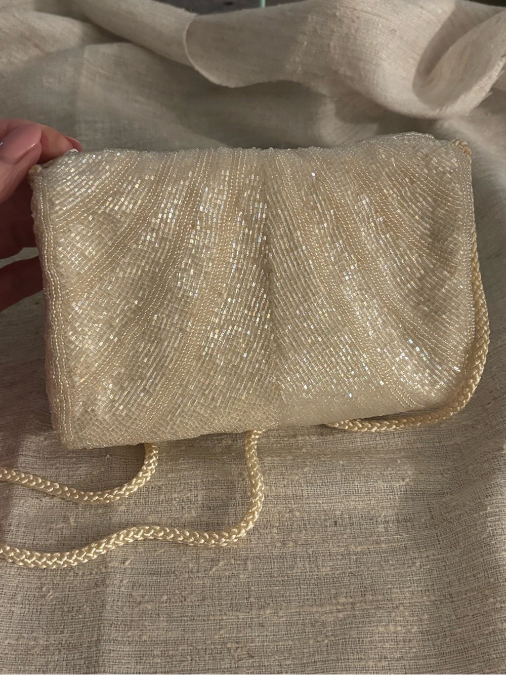 Vintage 1940’s Beaded Evening Crossbody Bag